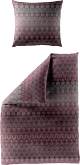 Bettwäsche 5276, BIERBAUM, Mako-Satin, 2 teilig, Mako-Satin, 100 % Baumwolle, pflegeleicht, grafisch
