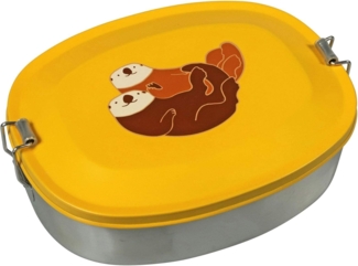 Brotdose Lunchbox Brotbox Kinder Edelstahl Motiv Tiere The Zoo Seeotter