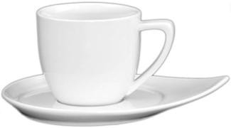 Holst Porzellan Set Cappuccinotasse 0,22 l "ConForm" mit Untere spitz 2-tlg.