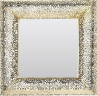 Wandspiegel gold quadratisch 60x60 cm PLERIN