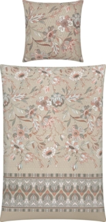 REDBEST Bettwäsche Bettwäsche, Mako-Satin, Satin Blumen