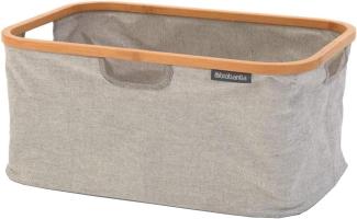 Brabantia Wäschekorb 40L - faltbar (B: 36 cm T: 54 cm H: 26,5 cm) Grey