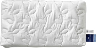 billerbeck Nackenstützkissen Belair, Kissen 40x80 cm, geeignet für Hausstauballergiker, Füllung: VITA TALALAY® - Latex, Bezug: Kuschelweicher Batist (100% Baumwolle), versteppt mit AIRTEC® (100% Polyester), Bauchschläfer, Rückenschläfer, Seitenschläfer