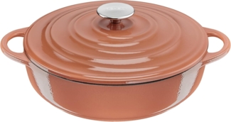 Tefal Servierpfanne LOV, Gusseisen, aus Gusseisen, mit Emaille-Beschichtung, mit Kondensationssystem