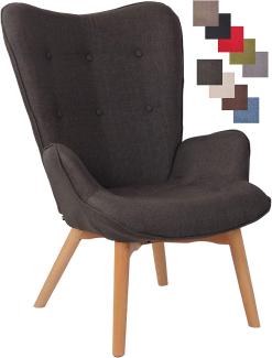 Lounger Durham Stoff dunkelgrau