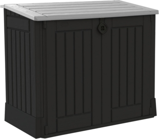Keter Mülltonnenbox Store it Out Midi, Schwarz, 845L