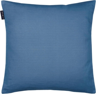 LINUM ANNABELL Elegant Kissenhülle 50x50 cm, 100% Baumwolle, Maschinenwaschbar, Tiefseeblau
