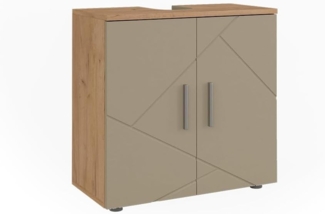 Waschbeckenunterschrank Irma Goldkraft Eiche 60 x 59 cm Vicco