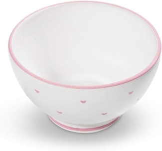 Gmundner Keramik Herzerl Rosa, Müslischale groß (Ø 14cm)