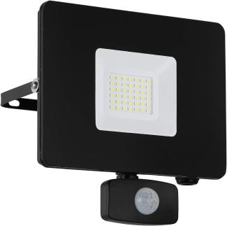 Eglo 97462 LED Outdoor Wandleuchte FAEDO 3 schwarz klar L:17,5cm H:19cm T:5cm Sensor IP44