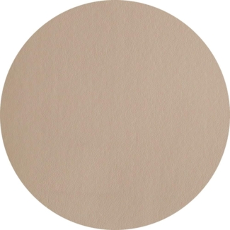 ASA SELECTION Platzset Tischset rund Lederoptik stone 38 cm, Tischwäsche