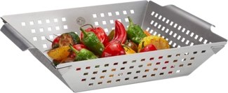 GEFU Grillschale edelstahl, 33 cm x 28 cm x 7,5 cm