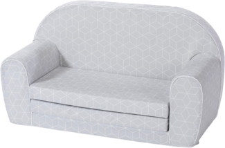 Knorrtoys Kindersofa Geo cube grau