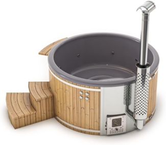 FinnTherm Badefass Stockholm 'Spa Edition' aus Holz