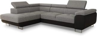 Sofnet Ecksofa Caris, mit Schlaffunktion und Bettkasten, Wohnlandschaft mit einstellbare Kopfstützen, Schlafsofa