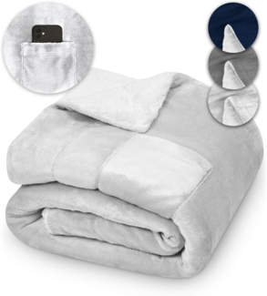 Sherpa Decke KAMI - 230 x 270 Dunkelgrau