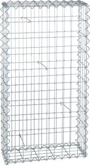 Gabione Steingabione Steinkorb 100x50x20 cm Drahtkorb Mauer 5x10 Drahtzaun Zaun