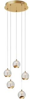 Lucande Hängeleuchte Hayley, 5 x 5 W LED, warmweiß