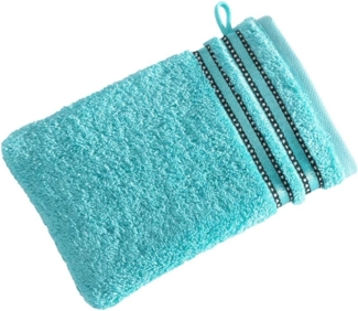 Vossen Handtücher Cult de Luxe | Waschhandschuh 16x22 cm | light azure