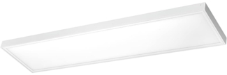 Aufputz LED Panel Deckenleuchte Quadrat 40 Watt-Eckig 120x30 cm inkl. Aufbaurahmen Warmweiß