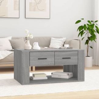 vidaXL Couchtisch Grau Sonoma 80x50x40 cm Holzwerkstoff 816534