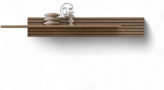 Wandboard Inka / Ina, Holzwerkstoff, Holzfarben, 160 x 22 x 22 cm