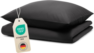 Blumtal Bettwäsche Oeko-TEX zertifizierte Mikrofaser Bettwäsche pflegeleicht & faltenfrei, Bettbezüge aus Atmungsaktivem Mikrofaser