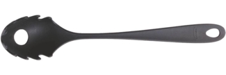 Fiskars Pastalöffel, Länge: 28,5 cm, Essential, Kunststoff, Schwarz, 1079058