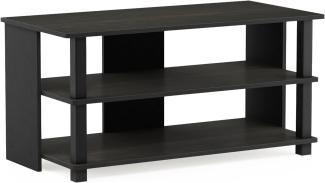 Furinno Sully TV-Regal, holz, Espresso/Schwarz, 39. 5 x 79. 98 x 40 cm