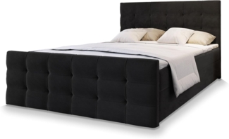 Masseno Boxbett AMON 180x200 cm mit Bonell Matratze und Topper