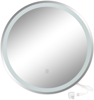 Badezimmerspiegel Lumos Weiß 70 cm mit Touchschalter Vicco