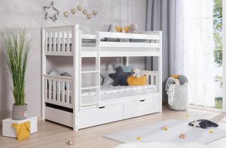 Etagenbett "Sammy" 90x200 Kiefer massiv