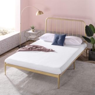 Zinus Quilted Memory-Foam-Matratze | 7-Zonen-Matratze | 160x190 cm | Höhe 13 cm | Rollmatratze | Oeko-TEX
