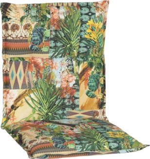 BEO Saumenauflage für Niederlehnerstühle - Texas - Dschungel Print mit Vogel Design BE743