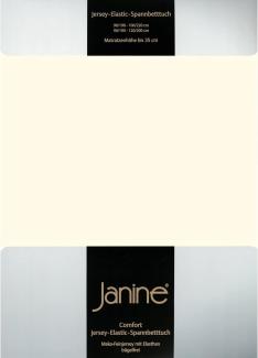 Janine Jersey Elastic Spannbetttuch|140x200 cm - 160x220 cm| natur