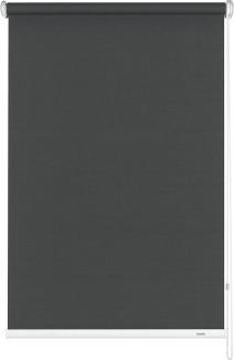 Gardinia Seitenzug Rollo lichtdurchlässig, blickdicht, mit Bedienkette, Dunkelgrau, 180x62 cm