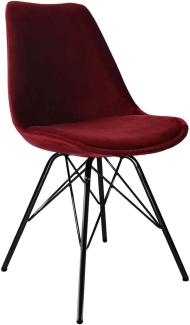 Kick Esszimmerstühl Velvet - Rot - Modern und Hochwertig - Hochwertige Materialien - Erhältlich in vielen Farben
