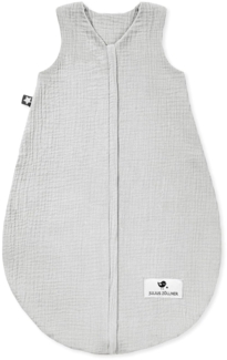 Julius Zöllner Baby Sommerschlafsack Musselin grau 60 cm