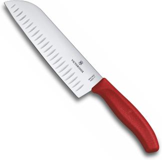 Victorinox Swiss Classic Santokumesser 17cm rot