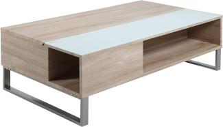 Amazon Brand - Movian Inn, Couchtisch, 60 x 110 x 35 cm (L x B x H), Eiche-Nachbildung