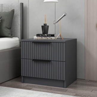 Skye Decor Nachtkonsole 100% MELAMINE COATED PARTICLE BOARD, 47 cm x 40 cm x 50 cm R1506