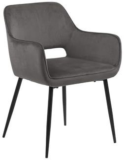 2er Set Ranja Esszimmerstuhl grau