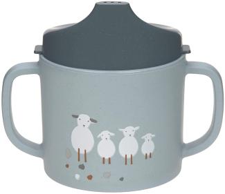 Sippy cup PP/Cellulose T.Farmer Sheep/Goose Blue B