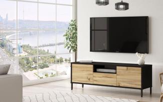 Designer TV Lowboard Cortino Holz