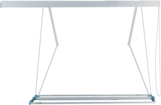 JUWEL Deckentrockner Samba 200 (für bis zu 2 Waschmaschinenladungen, Aufhängelänge 18 m, Wäschetrockner für große Wäscheteile/Bettwäsche, bis 120 cm stufenlos absenkbar) 30040