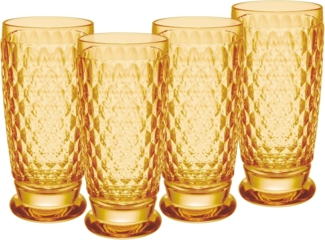 Villeroy & Boch Boston Coloured Longdrinkglas 400 ml Saffron 4er Set - DS