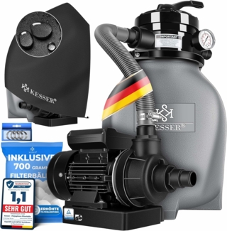 KESSER Sandfilteranlage, Sandfilter Sandfilteranlage 700g Filterbälle ersetzen 25kg