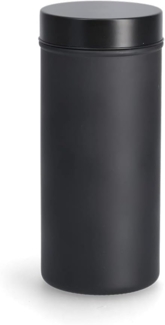 Vorratsglas zum Beschriften, schwarz - Ø 10 x 22,5 cm