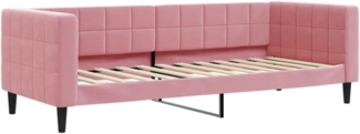 vidaXL Tagesbett Rosa 80x200 cm Samt 354004