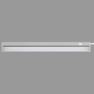 Telefunken - Led Unterbauleuchte Schwenkbar, 55,5 Cm, Küche, Led Leiste Küchenschrank, Werkstattlampe, Warmweißes Licht, 10 W, 1100 Lm, Grau